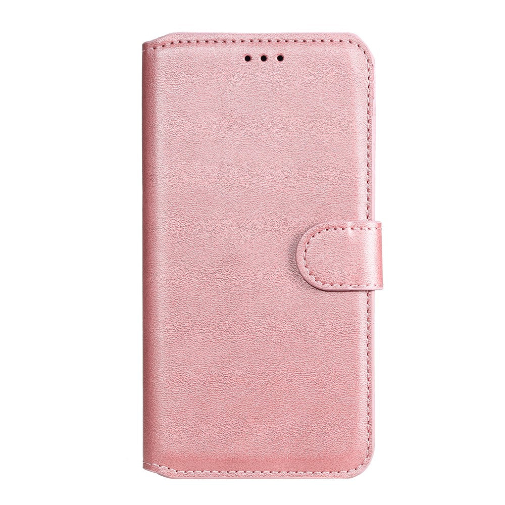 Klassiskt plånboksfodral i läder med fällfunktion till Huawei P40 Lite E / Y7p