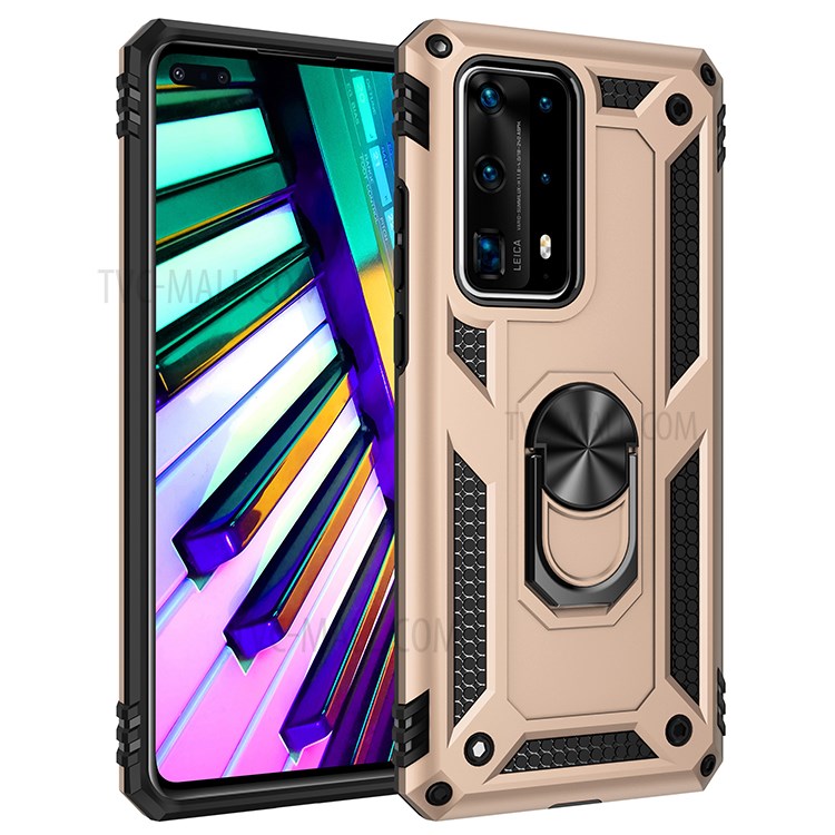 PC+TPU Combo Kickstand Armor Mobilskal för Huawei P40 Pro+