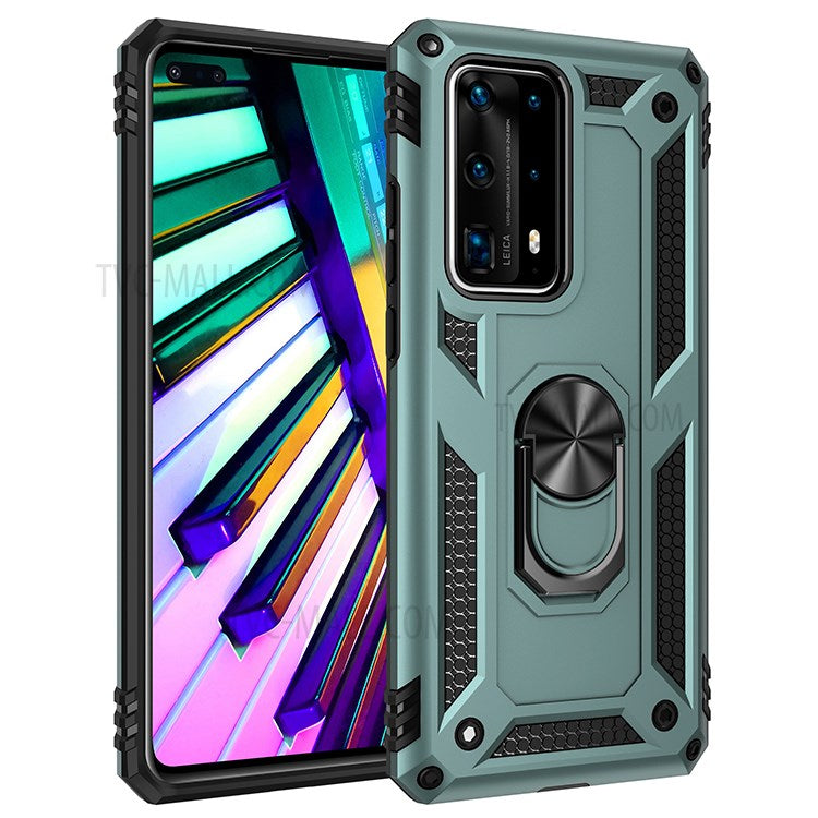 PC+TPU Combo Kickstand Armor Mobilskal för Huawei P40 Pro+