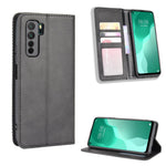 Auto-absorbed Retro Leather Flip Protective Cover for Huawei nova 7 SE/P40 lite 5G