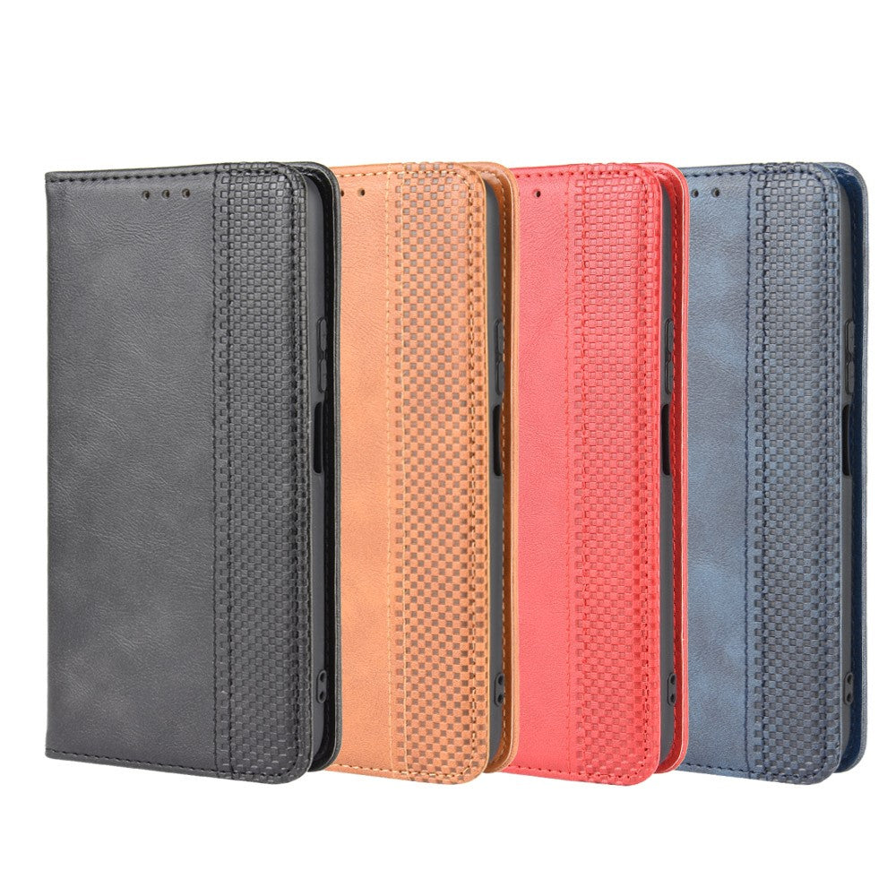 Auto-absorbed Retro Leather Flip Protective Cover for Huawei nova 7 SE/P40 lite 5G