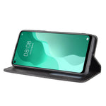 Auto-absorbed Retro Leather Flip Protective Cover for Huawei nova 7 SE/P40 lite 5G
