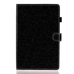 Glitter Powder Shiny Leather Smart Case with Card Slots for Huawei MediaPad M5 lite 10