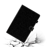 Glitter Powder Shiny Leather Smart Case with Card Slots for Huawei MediaPad M5 lite 10