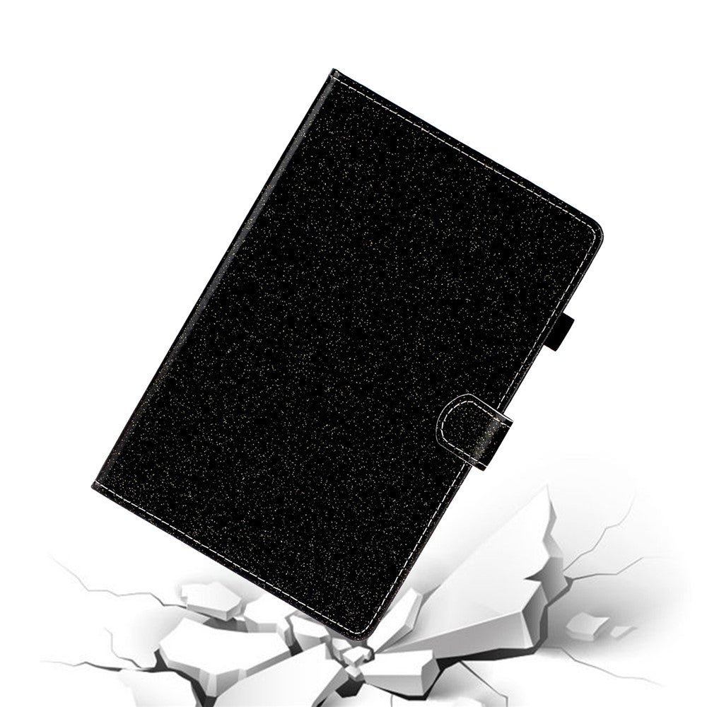 Glitter Powder Shiny Leather Smart Case with Card Slots for Huawei MediaPad M5 lite 10
