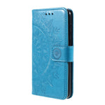 Imprinted Mandala Pattern PU Leather Cover for Huawei Y5p/Honor 9S