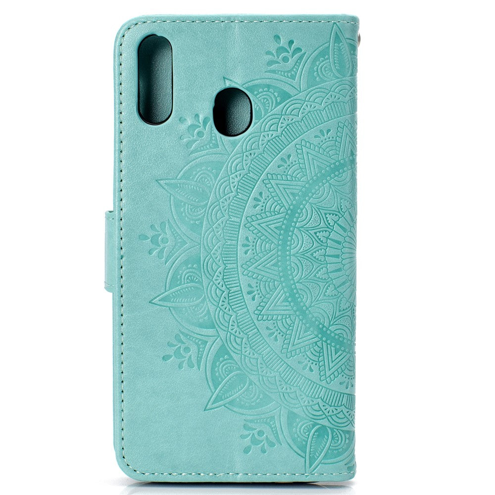 Imprint Flower Leather Phone Casing for Huawei Y6p