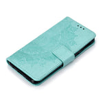 Imprint Flower Leather Phone Casing for Huawei Y6p