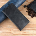 Auto-absorbed Vintage PU Leather Wallet Case Cover for Huawei Y6p