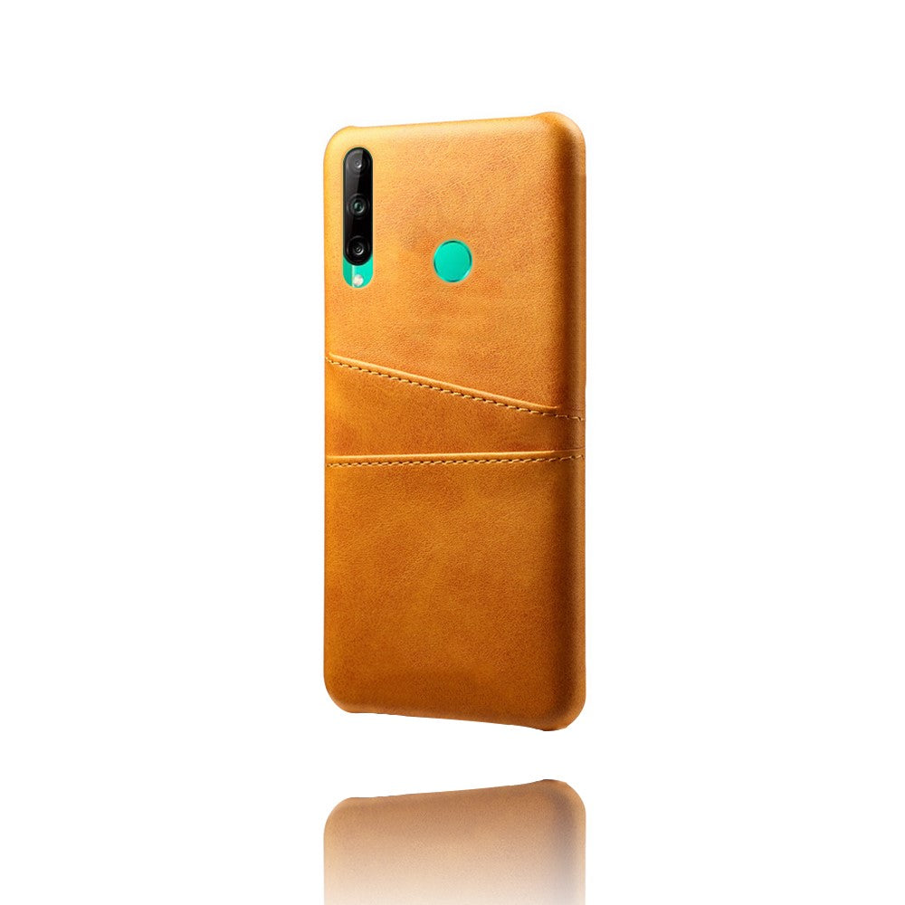 PU-läderbelagt PC-skal med dubbla kortplatser för Huawei P40 Lite E / Honor 9C / Y7p