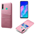 PU-läderbelagt PC-skal med dubbla kortplatser för Huawei P40 Lite E / Honor 9C / Y7p