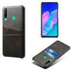 PU-läderbelagt PC-skal med dubbla kortplatser för Huawei P40 Lite E / Honor 9C / Y7p