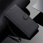 For Huawei Y5p / Honor 9S Case Solid Color Leather Mobile Cover Wallet Stand with Strap