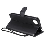 For Huawei Y5p / Honor 9S Case Solid Color Leather Mobile Cover Wallet Stand with Strap