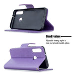 Imprint Butterfly Leather Stylish Shell for Huawei Y6p