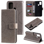 Imprint Flower Leather Wallet Stand Case for Honor 9X Lite