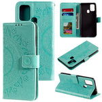 Imprint Flower Leather Wallet Stand Case for Honor 9X Lite