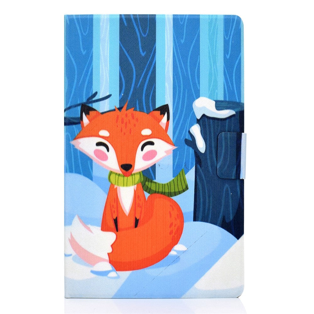 Pattern Printing Leather Stand Tablet Shell for Huawei MatePad T8