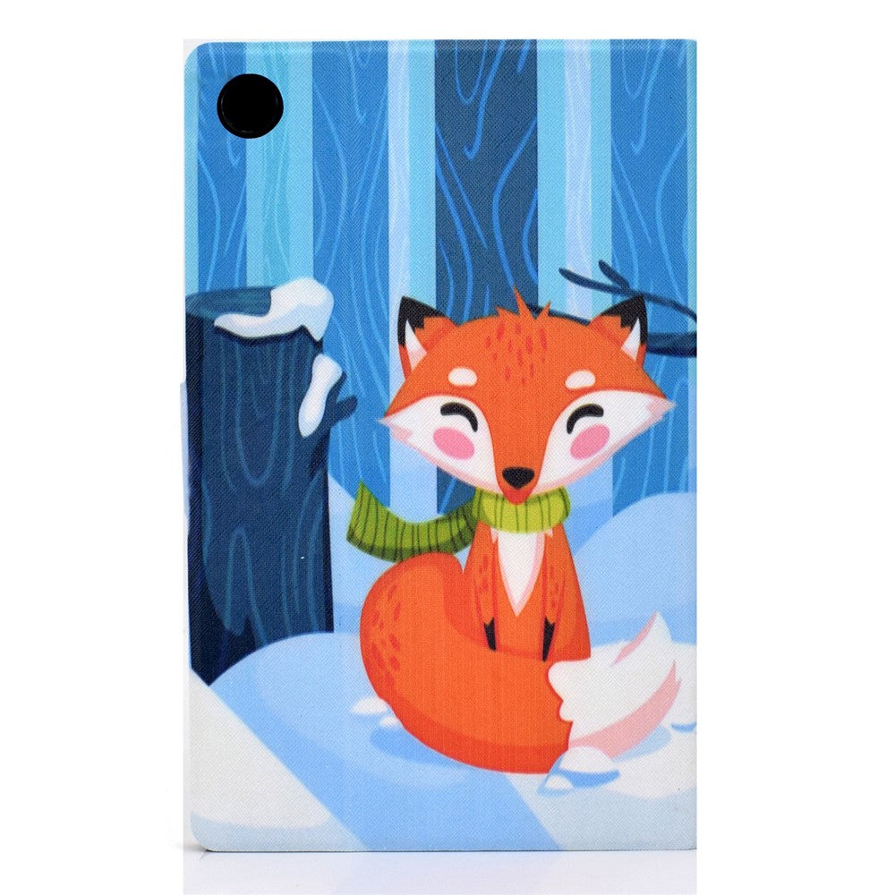 Pattern Printing Leather Stand Tablet Shell for Huawei MatePad T8