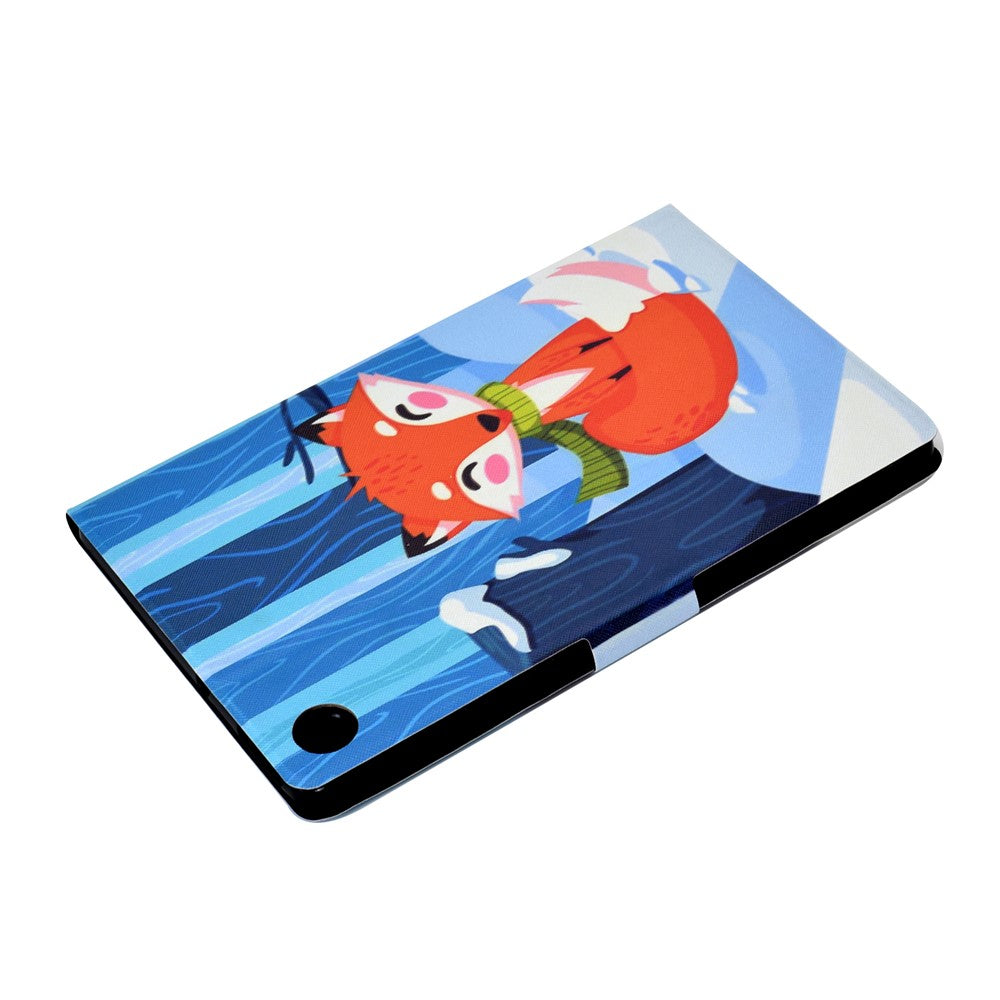 Pattern Printing Leather Stand Tablet Shell for Huawei MatePad T8
