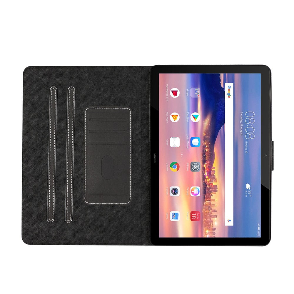 PU Leather Tablet Case Cover with Card Holder for Huawei MediaPad T5 10.1