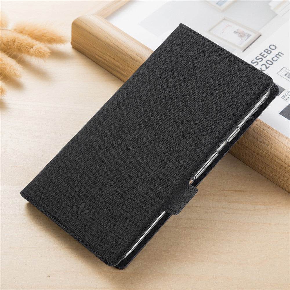 VILI DMK Cross Texture Double Magnetic Clasp Leather Wallet Case for Huawei Y5p/Honor 9S
