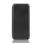 Auto-absorbed Carbon Fiber Leather Stand Mobile Phone Case for Huawei Y5p