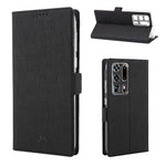 VILI DMK Cross Texture Double Magnetic Clasp Leather Wallet Stand Case for Huawei P40 Pro Plus