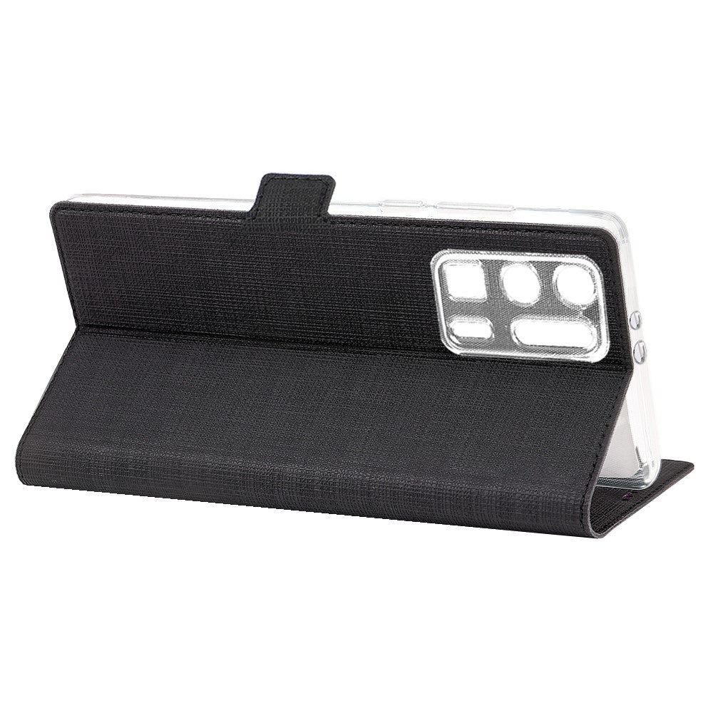 VILI DMK Cross Texture Double Magnetic Clasp Leather Wallet Stand Case for Huawei P40 Pro Plus