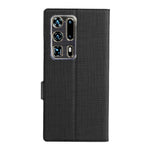 VILI DMK Cross Texture Double Magnetic Clasp Leather Wallet Stand Case for Huawei P40 Pro Plus