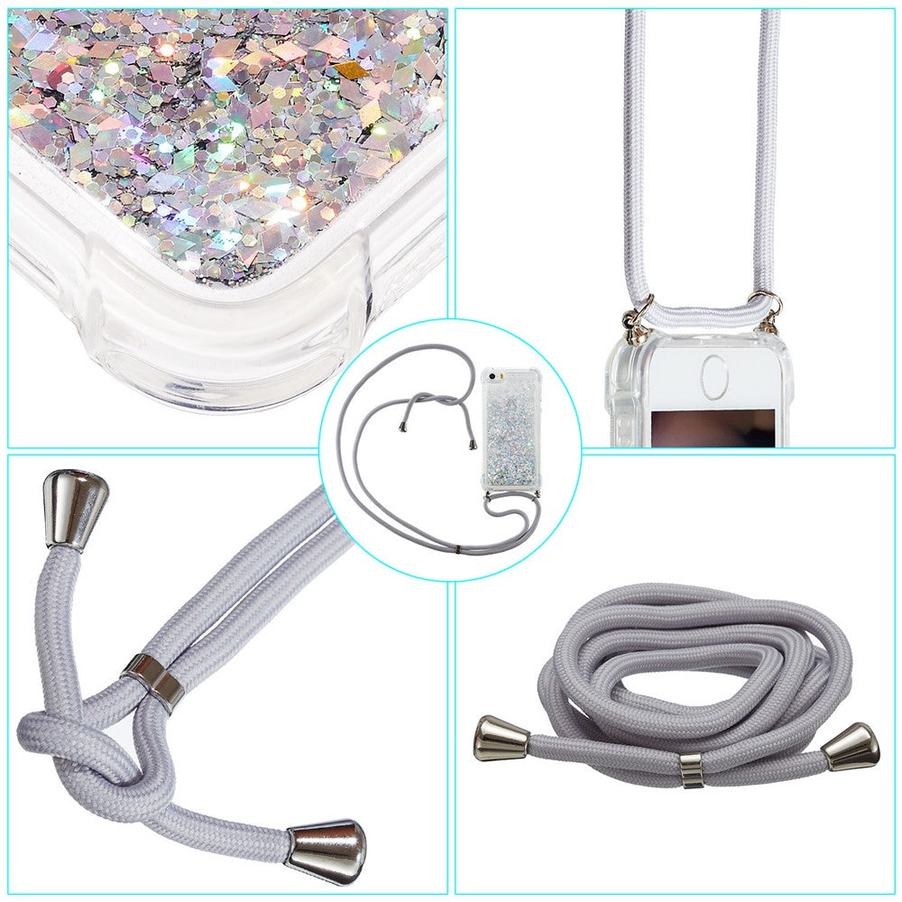 Glitter Powder Quicksand TPU Back Stylish Cover for Huawei P40 Lite 4G/Nova 6 SE/Nova 7i