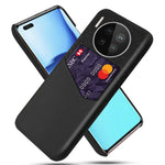 Card Holder Cloth + PU Leather Coated PC Back Cover for Huawei Mate 40 Pro