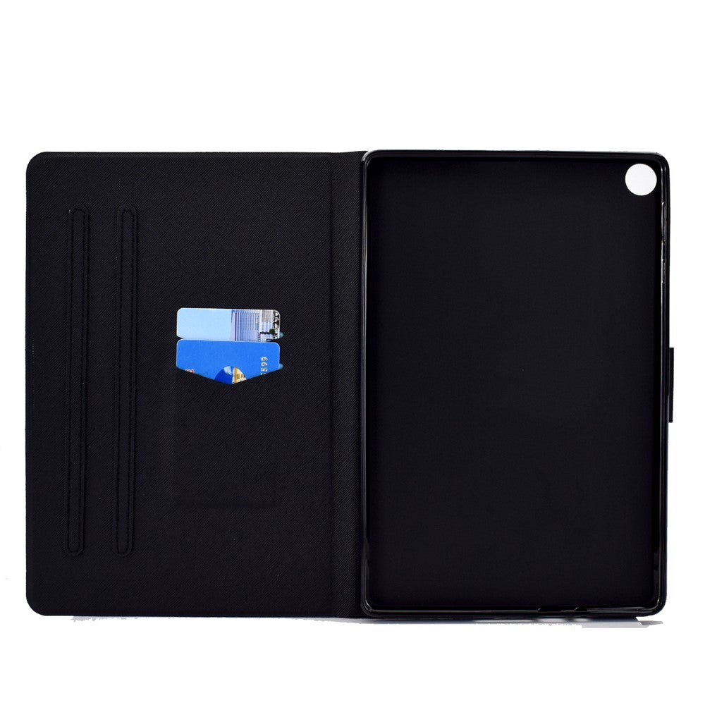 TPU + PU Leather Pattern Printing Stand Tablet Case for Huawei MatePad T10S/T10