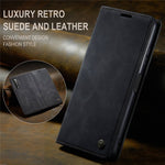 CASEME 013 Series Auto-absorbed Leather Wallet Case for Huawei P Smart 2021 / Y7a