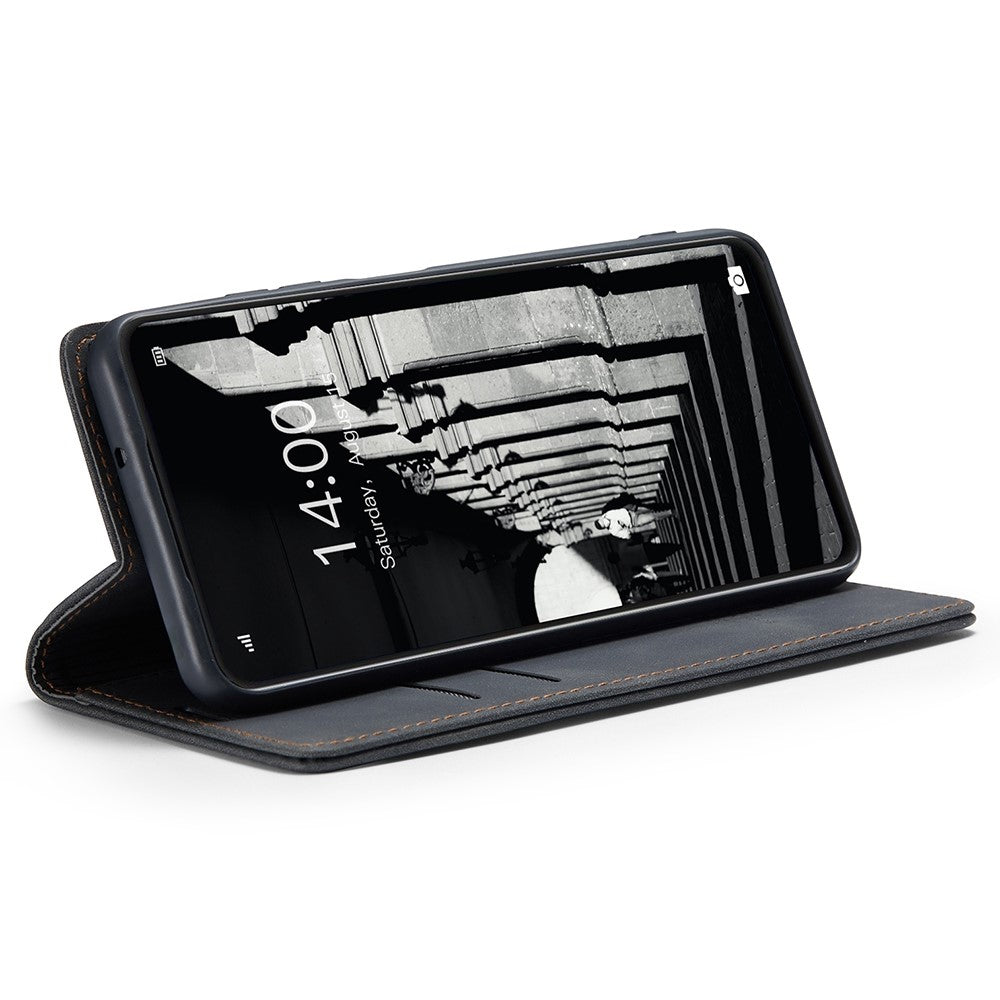 CASEME 013 Series Auto-absorbed Leather Wallet Case for Huawei P Smart 2021 / Y7a