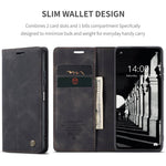 CASEME 013 Series Auto-absorbed Leather Wallet Case for Huawei P Smart 2021 / Y7a