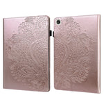 Imprinted Flower Pattern Leather Wallet Stand Tablet Protective Shell for Huawei Enjoy Tablet 2 10.1 / MatePad 9.7 / MatePad T10S