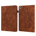 Imprinted Flower Pattern Leather Wallet Stand Tablet Protective Shell for Huawei Enjoy Tablet 2 10.1 / MatePad 9.7 / MatePad T10S