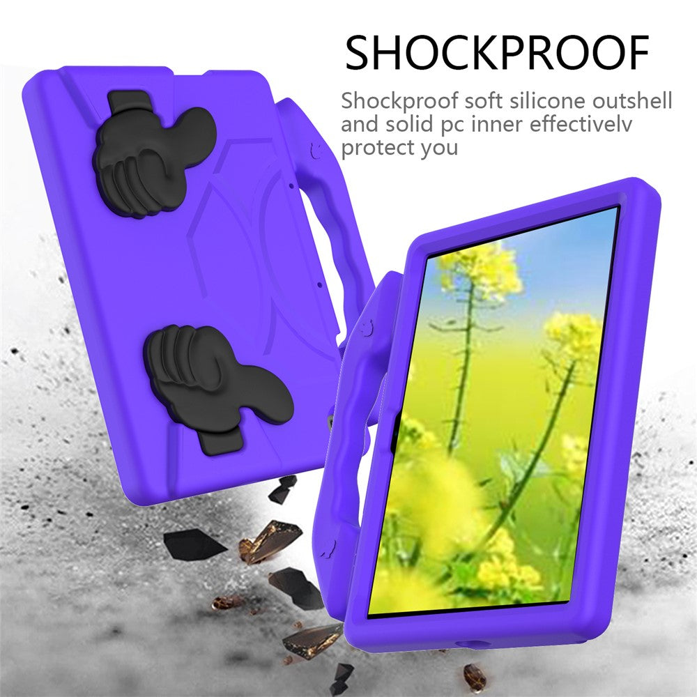 Huawei Enjoy Tablet 2 10,1 tommer / MatePad T 10S 10,1 tommer / MatePad T 10 9,7 tommer / Honor Pad 6 10,1 tommer / Pad X6 9,7 tommer EVA-cover med tommelfingerstøtte, beskyttende tabletcover