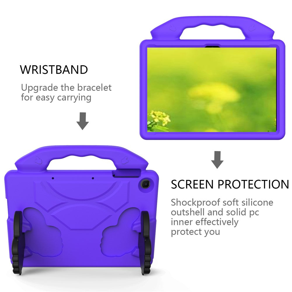 Huawei Enjoy Tablet 2 10,1 tommer / MatePad T 10S 10,1 tommer / MatePad T 10 9,7 tommer / Honor Pad 6 10,1 tommer / Pad X6 9,7 tommer EVA-cover med tommelfingerstøtte, beskyttende tabletcover