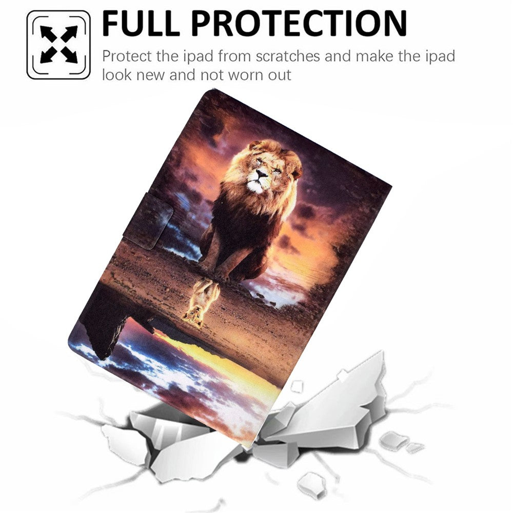 Full Protection Pattern Printing Leather Tablet Case with Stand Design for Huawei MatePad T10/T10S