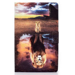 Full Protection Pattern Printing Leather Tablet Case with Stand Design for Huawei MatePad T10/T10S