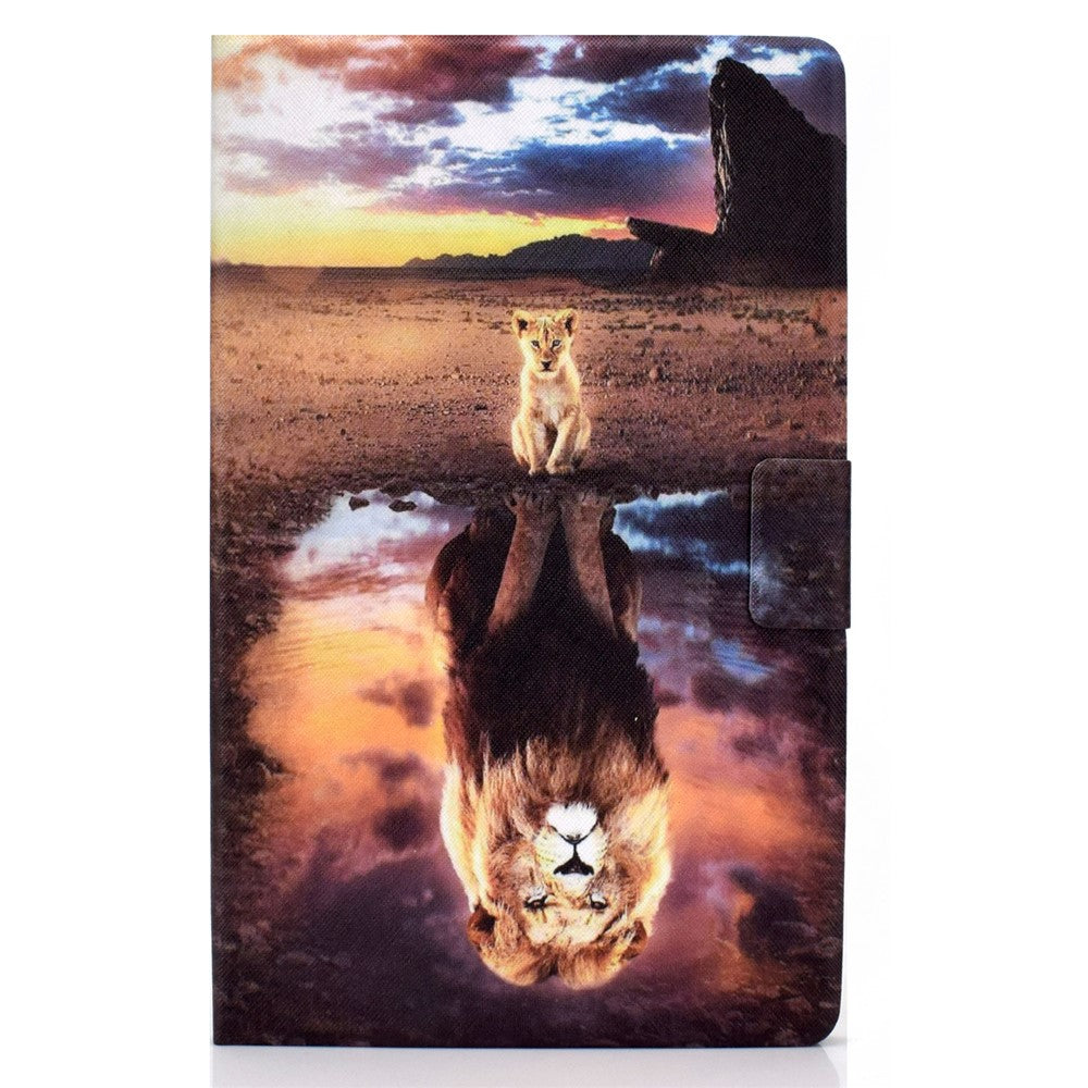 Full Protection Pattern Printing Leather Tablet Case with Stand Design for Huawei MatePad T10/T10S