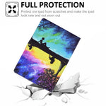 Full Protection Shock-proof Pattern Printing Leather Tablet Case with Stand for Huawei MatePad 10.4 (2020)/(2022)/Honor V6