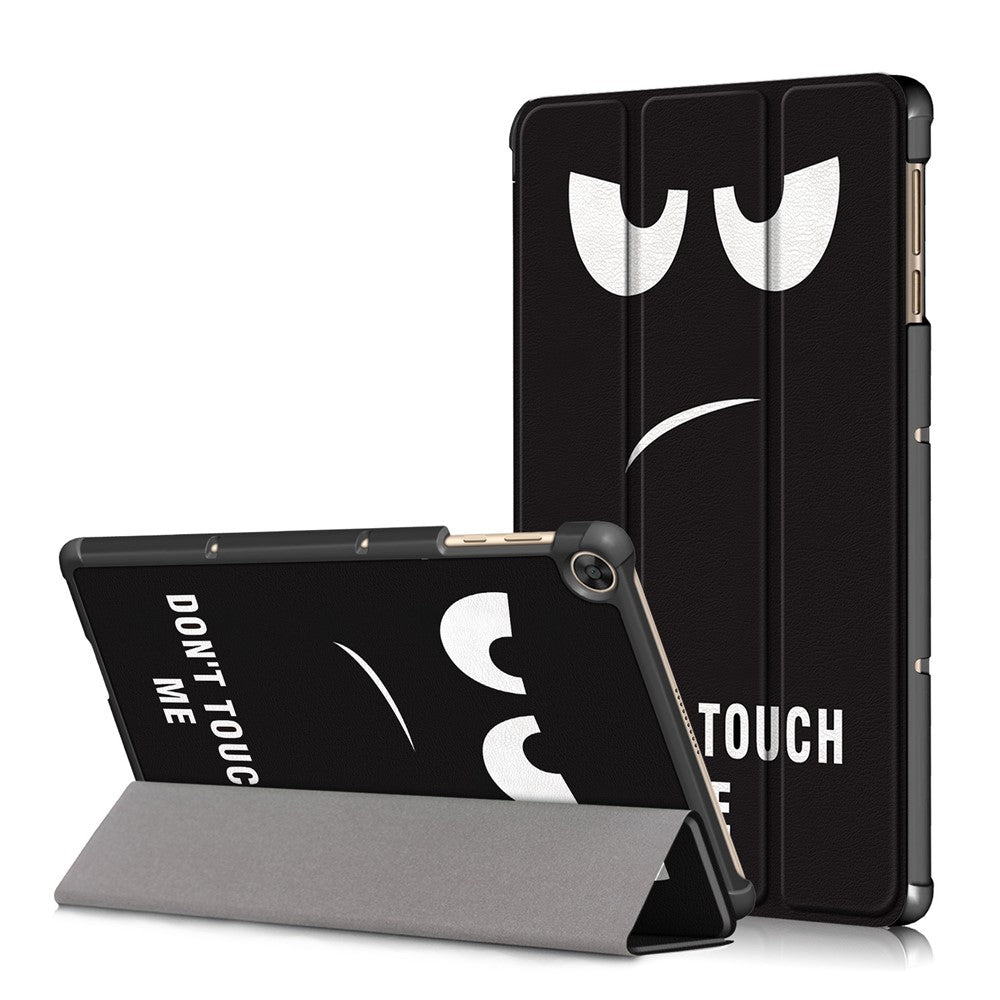 Tri-fold Stand Pattern Printing Leather Case Smart Tablet Cover for Huawei MatePad T 10S/T 10 /Enjoy Tablet 2