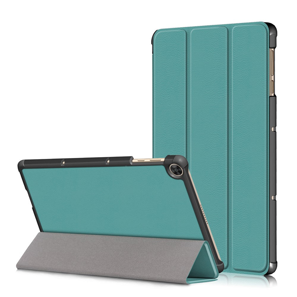 Tri-fold Flexible-Angle Stand Wake/Sleep Leather Smart Case for Huawei MatePad T 10S/T 10 /Enjoy Tablet 2