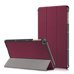 Tri-fold Flexible-Angle Stand Wake/Sleep Leather Smart Case for Huawei MatePad T 10S/T 10 /Enjoy Tablet 2