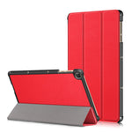 Tri-fold Flexible-Angle Stand Wake/Sleep Leather Smart Case for Huawei MatePad T 10S/T 10 /Enjoy Tablet 2