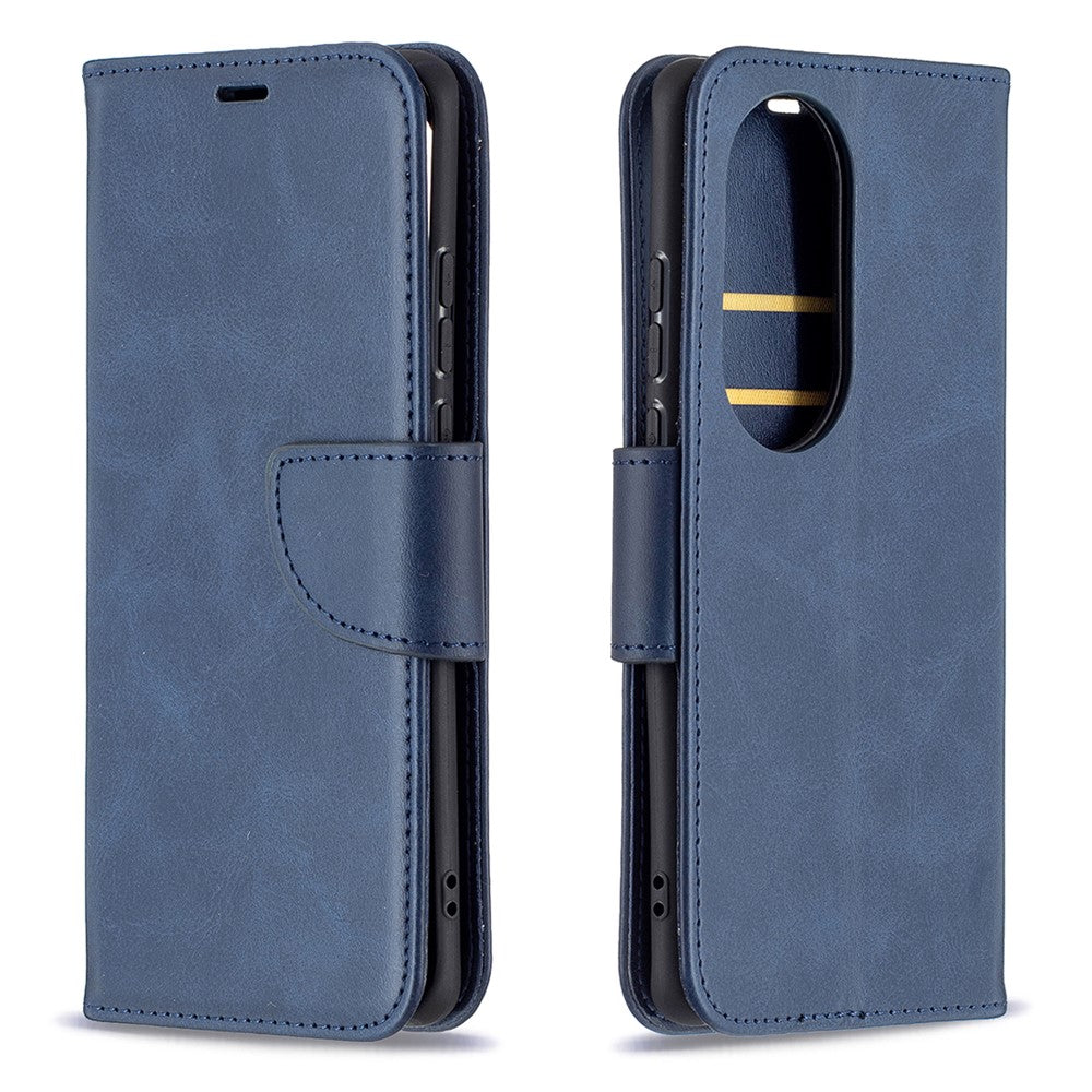 Plånboksfodral i läder med stativ till Huawei P50 Pro