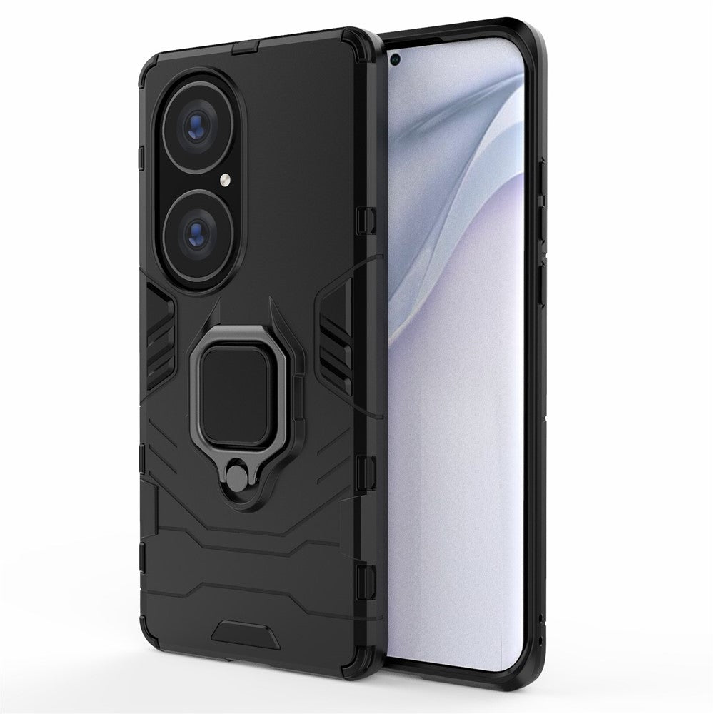 Cool Guard PC + TPU Combo Välskyddat Stativ Hybrid mobilskal för Huawei P50 Pro